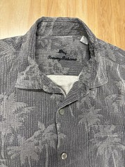 Tommy Bahama Grey Palmtree Shirt