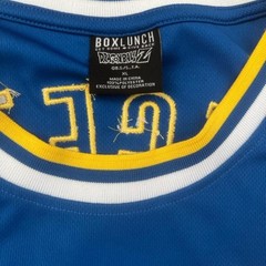 Dragon Ball Z Saiyans VEGETA Basketball Jersey XL