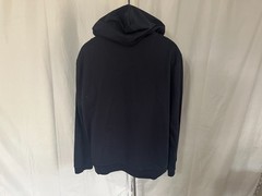 🐊 Lacoste Men’s Navy Blue White Full Zip Hooded Shirt XL EUC 🔥
