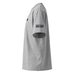 Unisex organic oversized high neck t-shirt