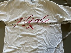 Air Jordan Flight T-shirt Used Large Red Foil Vintage