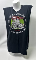 The Vortex Motorcycle Club Cutoff Muscle Tank Top T-Shirt Atlanta Georgia Sz XL