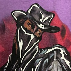 Warren Lotas Night Cowboy Fire Purple Tee Size Medium New
