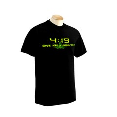 4:19 Give Me A Minute Funny Stoner Pot Weed 420 New Mens T-shirt Size XXXL