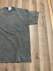 Alstyle Apparel & Activewear Shirt, Men’s Size Medium, Black Bleach Wash
