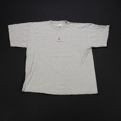 Rare Vintage NIKE Michael Jordan 23 Jumpman Basketball T Shirt 90s Gray Size XL