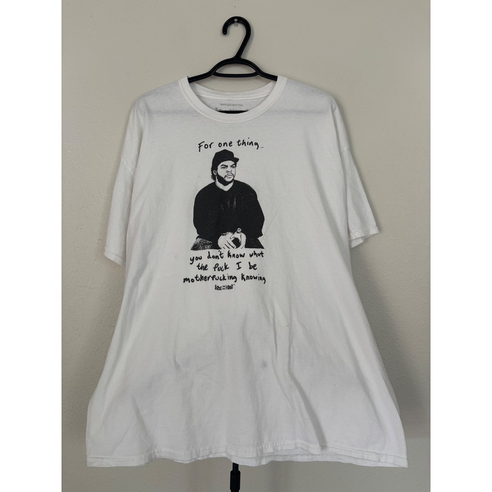 Ripple Junction Boyz n the Hood Ice Cube Doughboy White Graphic T Shirt XXL