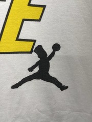 Vintage 90s Bart Simpson Michael Jordan 23 Bulls Parody T-Shirt NICE Mens Large