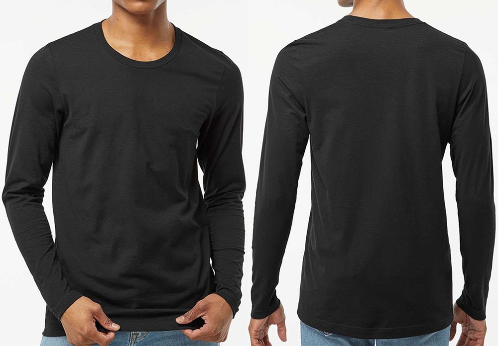 Mens Premium T-Shirt 100% Pre-Shrunk USA Cotton Long Sleeve Tee XS-3XL NEW!