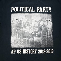 Gildan T-Shirt Men’s Small Black Political Party AP US History 2012 High School