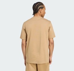 Adidas Originals Mens Essential Brown Tee Trefoil Logo Short Sleeve NEW Medium