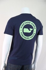NWT Vineyard Vines Men Short Sleeve Pocket Crew Neck Tee “WHALE DOT”