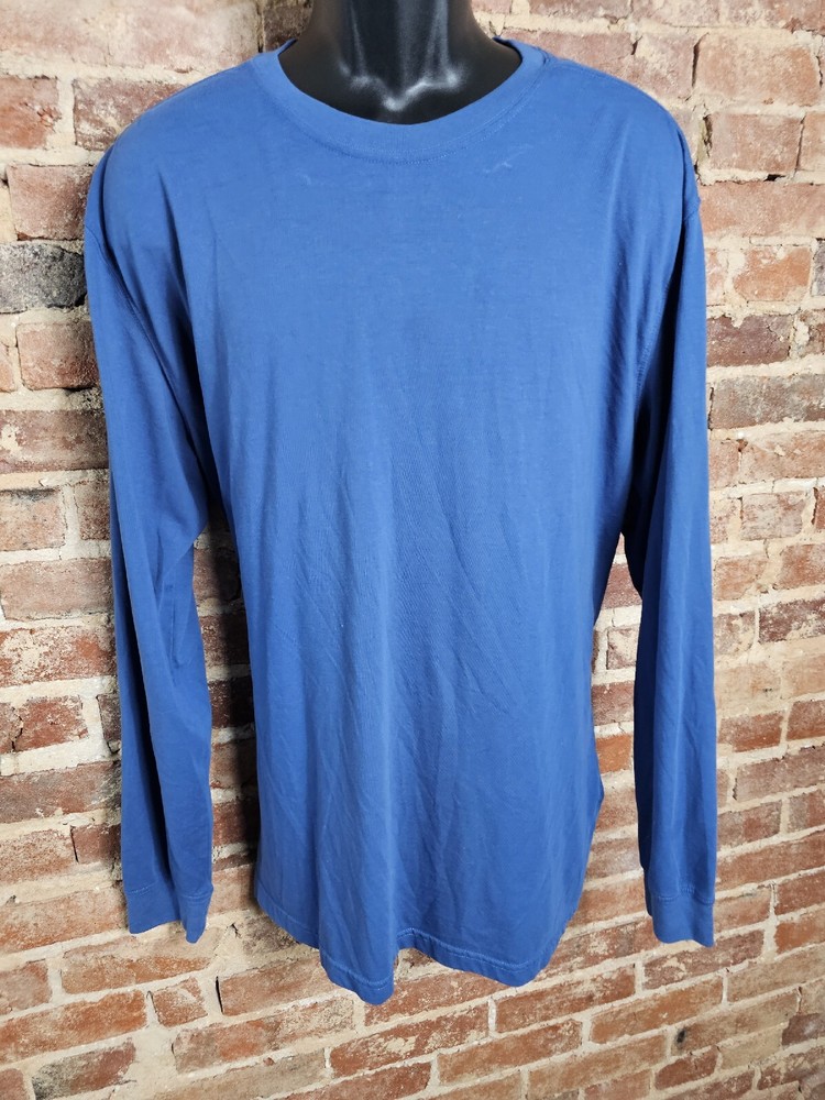 Blue Mountain Tshirt Longsleeve XL Men Chest 48″ Length 29.5″