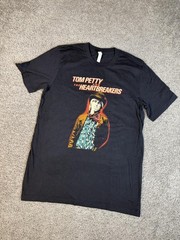 Tom Petty And The Heartbreakers Shirt Mens L Black 40th Anniversary Bella Canvas