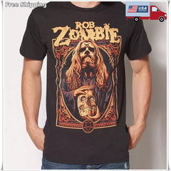 NEW! Rob Zombie WARLOCK ROB ZOMBIE T-Shirt , Graphic T-shirt, Size S to 5XL