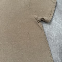 FOG Fear of God Essentials Shirt Mens Medium Taupe Brown Crewneck 100% Cotton