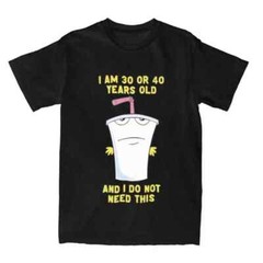 30 or 40 Aqua Teen Hunger Force ATHF T shirt funny tee shirt short