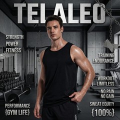 5 Pack Men’s Workout Tank Tops Sleeveless Mesh Muscle Gym Shirt Quick Dry Bla…