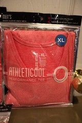 5 Men’s Athleticool Performance T-Shirt Base Layer XL Short Sleeve Crew Neck