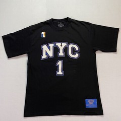New York City Jersey Shirt Men’s XL Black Vintage Athletic Dept Short Sleeve
