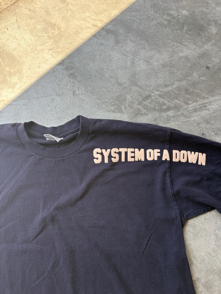 Pro Club super heavy 2000s 1/1 custom “SYSTEM OF A DOWN” heavyweight sweatshirt