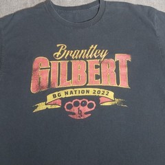 Brantley Gilbert BG Nation 2022 T Shirt Men’s Large Black