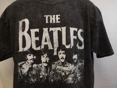 New The Beatles Adult Unisex Mens S-M-L Licensed Black Shirt $24