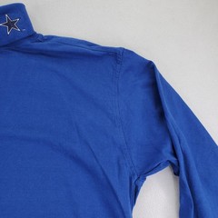 Starter Dallas Cowboys Turtleneck Shirt Mens L Blue Long Sleeve Cotton NFL