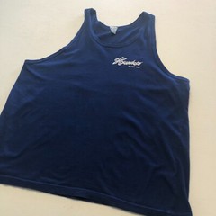 vtg 90s Huanchaco SURF Tank Top Sz Muscle Shirt Trujilla Peru Beach Sunset