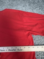 Oakley Shirt Mens XL Red Eagle Graphic Crew Neck Cotton Logo Short Sleevea