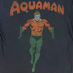 DC Comics Vintage Aquaman T Shirt 1990s Y2K Arthur Curry on Changes Adult Size M