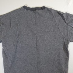 Cal Cru Gray Ribbed Polycotton Made in USA VTG 80s 90s XL TShirt T-Shirt Top