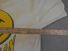 Vintage Outer Banks NC Shirt Mens Small Beige 90s I Luv Ya Man Smiley Face