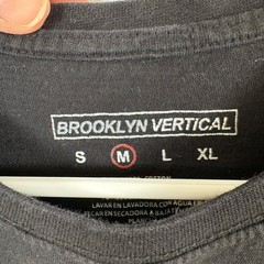 Brooklyn Vertical Graphic T-Shirt Mens M Black Red Teddy Bear Streetwear Skater