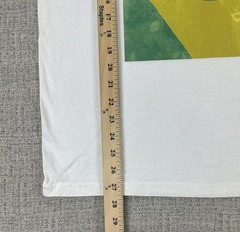 Bay Island Sportswear Brazil Shirt Mens Large Christ the Redeemer Flag Graphic