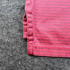 Peter Millar Polo Men’s Large Shirt Summer Comfort Pink Short Sleeve Striped