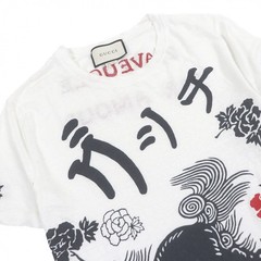 Gucci Shisa Japanese pattern Linen T-shirt – DUTY FREE