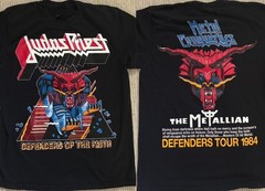 Judas Priest Defenders of the Faith 1984 short sleeve 2 side color shirt VK09416