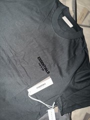 Fear of God Essentials T-Shirt Stretch Limo Black- 100% Authentic XS TO XL SIZE