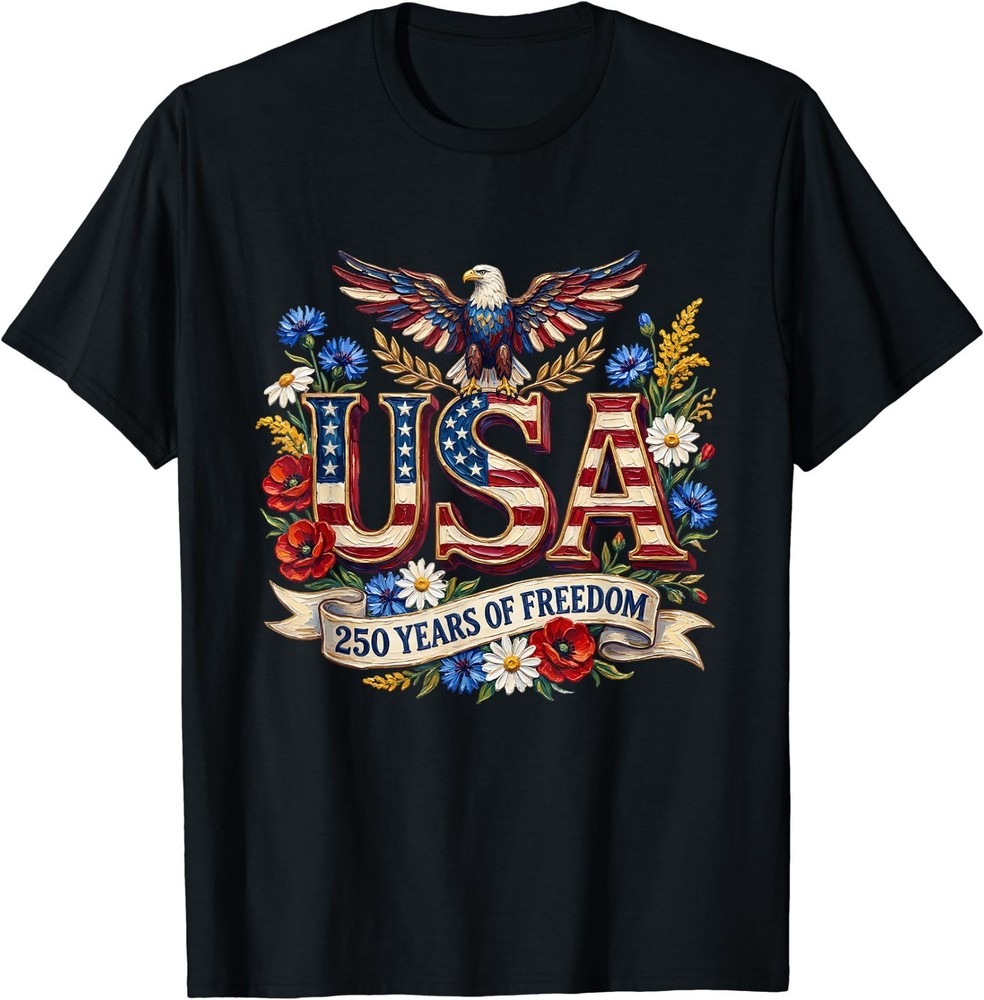 250th Anniversary 1776 2026 250th 4th July Independence Day T-Shirt