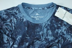 Tommy Bahama T Tee Shirt Canopy Camo Crew Indigo Blue SS New Medium M