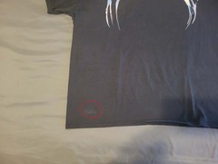 Revenge Gallery Metallic Logo T-Shirt Black XL Goth Punk Cotton Streetwear Men