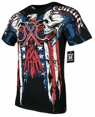 Xtreme Couture Affliction Men’s T-Shirt COUTURE PATRIOT Black Biker S-5XL