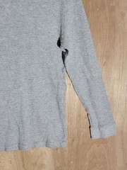 Jachs MFG Thermal Waffle Knit Shirt Gray Long Sleeve Men’s Size M