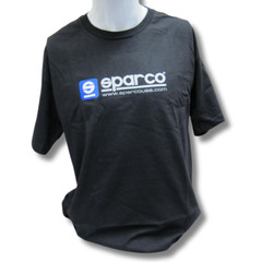 Sparco WWW T-Shirt Logo Black Graphic Ultra-soft T-Shirt Official Licensed