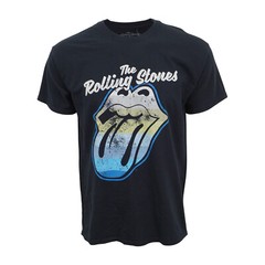 THE ROLLING STONES MENS BLUE TOUNG T SHIRT