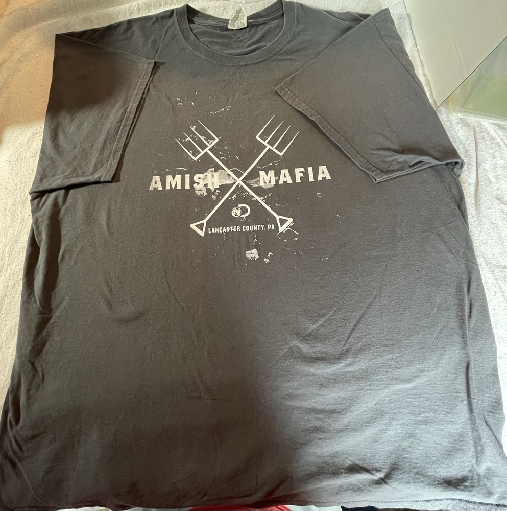 Amish Mafia Shirt 2 X-Large Men’s Short Sleeves
