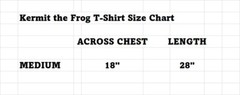 NEW Kermit The Frog ‘Country Roots’ Graphic Tee T-Shirt Adult Medium Tan NWT