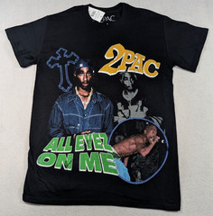 Tupac – 2 Pac – All Eyez On Me – T-Shirt – Size S