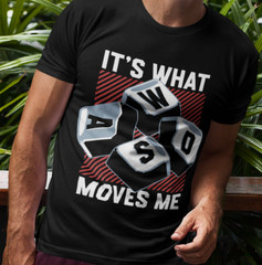 WASD It’s What Moves Me T-SHIRT Funny PC Gamer Computer Keyboard Nerd Geek GIFT